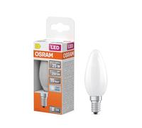 Osram Lampe LED CLASSIC B25 filament dépolie – 4000 K blanc froid – 1,8 W E14, 250 lm