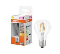 Osram Lampe LED forme étoile filament A40, 2700 K blanc chaud, 3,4 W, E27, transparente, 470 lm, 15 000 h, pour plafonniers et lampadaires, salon