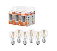 Osram Lampe LED forme étoile filament A60, 4 000 K blanc neutre, 5,9 W, E27, transparente, 806 lm, 15 000 h, pour plafonniers et lampadaires, bureau,6-Pack