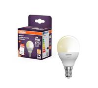 OSRAM Lampe LED intelligente P40 mini boule E14, 4,9 W, ZigBee 3.0, intensité variable, blanc chaud 2 700 K, contrôle par application, Alexa, Smart Home