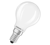 OSRAM Lampe LED mini bougie Classic P40 Filament, 2,5W, E14, mate, mini bougie, verre mat, pour lampe de table, plafonnier, éclairage de miroir,