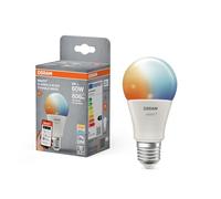 OSRAM Lampe LED SMART+, A60, 9 W, 2 700-6 500 K, E27, en forme d'ampoule, Tunable White, intensité variable, contrôlable par application ou par la voix, compatible Matter