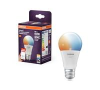 Osram Lampe LED SMART A60, forme d'ampoule E27, 9 W, ZigBee 3.0, blanc réglable 2 700-6 500 K, intensité variable, Alexa, Google Assistant