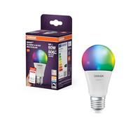 OSRAM Lampe LED SMART A60 forme d'ampoule E27, 9 W ZigBee 3.0, RGBW 16 millions de couleurs, dimmable, contrôle par application, Alexa