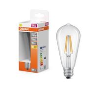 OSRAM Lampe LED Star Edison ST64 60 Filament, 2700 K blanc chaud, 5,9 W, E27, transparente, 806 lm, 15 000 h, pour suspensions, look vintage, décorative