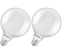 Osram Lampe LED Star Globe G125 60 Filament, 2700 K blanc chaud, 5,9 W, E27, dépolie, 806 lm, 15 000 h, pour luminaires suspendus, grande forme sphérique, non éblouissante (Lot de 2)