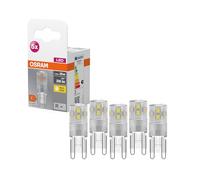 OSRAM Lampe LED Star PIN, G9-base, verre clair ,Blanc chaud (2700K), 200 Lumen, Remplacement de la traditionnelle 20W-Ampoules 5-Pack