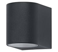 Osram Lampe Murale ENDURA CLASSIC Tube Down, forme tubulaire minimaliste, Version GU10, IP54, nylon fibre de carbone Anthracite