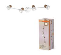 Osram Lampe Plafond LED Spot Cork Blanc 82cm 4x3,4W GU10 Réglable Warm Dimm