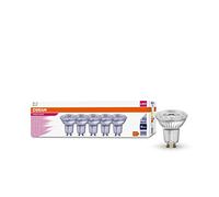 OSRAM Lampes LED à réflecteur PAR16, culot à broches PARATHOM® PAR16 50 36 ° 4.3 W/3000 K GU10, paquet de 5
