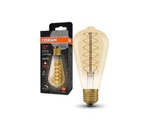 Osram Ampoule LED dimmable G95 édition vintage E27 2200K remplace 37 W verre transparent pack unique