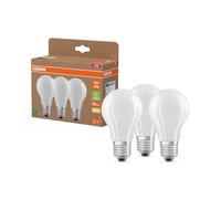 OSRAM HOMELIGHTING 4099854338656 LED CEE A (A - G) E27 3.8 W = 60 W blanc chaud (Ø x H) 60 mm x 60 mm 3 pc(s)