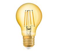 Osram Ampoule LED Vintage Edition 1906 à filament E27 Or ambrée Blanc chaud 2500K 6,5W (55W)