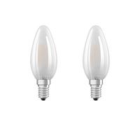 Osram LED BASE CLASSIC B/Lampe LED, de forme flamme : E14, 4 W, 220…240 V, 40 W remplacement, Warm White, 2700 K, 2pack 4.05808E+12