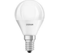 OSRAM LED BASE Classic P40 - ampoules LED à filament dépoli en verre pour culot E14 - forme bougie - blanc froid (4000K) - 470 lumens - remplace les ampoules classiques 40W - boîte de 3} blanc G