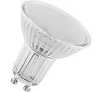 OSRAM LED BASE PAR16 50 - ampoules LED réflecteur en verre pour culot GU10 - blanc froid (4000K) - en remplacement des ampoules classiques 50W spot - boîte de 5 ampoules} blanc G