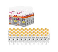 Osram LED BASE PIN MICRO, pack avantage de 50 lampes basse tension, remplace les lampes spéciales PIN 10W classiques, blanc chaud (2700K), 1W, G4, verre mat, non dimmable, ultra-compact