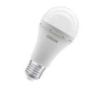 Osram LED lampe de camping avec batterie rechargeable intégrée, aussi lumineuse que des lampes de 60W traditionnelles, lumière blanc chaud (2700K), idéale pour le jardin ou comme éclairage d'urgence