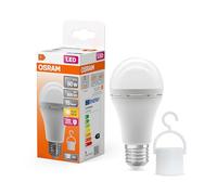 Osram Luminaire LED fonctionnant à pile E27 forme de poire 8 W (équiv. 60 W) blanc chaud CEE F