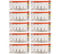 Osram LED Base Classic A Lampe, culot : E27, blanc chaud, 2700 K, 8,50 W, remplacement d'une ampoule à incandescence de 60 W, mat, 10 x 5-Pack