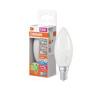 Osram LED CLASSIC B40 DIM CCT SELECT in B-shape, LED lamp, frosted, 4.9 W,