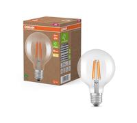 Osram LED Classic LED-Lampe mit Filament in klassischer Ballform, klarer Glasleuchtkörper, 3.8 W, E27 Fassung, EEK A, 806 lm für die Allgemeinbeleuchtung, Globe 95mm