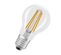 Osram LED Classic LED-Lampe mit Filament in klassischer Kolbenform, klarer Glasleuchtkörper, 2.2 W, E27 Fassung, EEK A, 470 lm für die Allgemeinbeleuchtung, Blanc Chaud