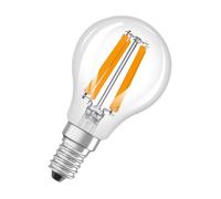 Osram en forme de globe classique, avec filament LED décoratif, classe d'efficacité énergétique A, E27, 2,2 W, 470 lm, 4000 K, blanc froid. Sans échauffement, 100% d'éclairage immédiat.