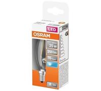 OSRAM 4058075434141 LED CEE F (A - G) E14 forme de flamme 2.5 W = 25 W blanc neutre (Ø x L) 35 mm x