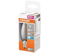OSRAM Ampoule LED | Culot: E14 | Blanc froid | 4000 K | 4 W | équivalent à 40 W | dépolie | LED Retrofit CLASSIC B