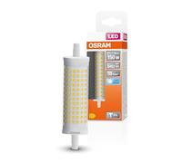 Osram LED Line avec culot R7s Retrofit, 19 W / 2452 lm, lumière blanche froide et claire de 4000 K, non dimmable. IP20, verre sans plomb, diamètre 28 mm, paquet de 6