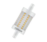 OSRAM LED LINE R7S | Tube Crayon LED culot R7s, 7W = 60W équivalent incandescent | Blanc chaud | 2700K