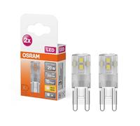 OSRAM LED PIN G9 | Lot de 2 x Ampoule LED Culot G9, 1,90W = 20W équivalent incandescent | Blanc chaud | 2700K