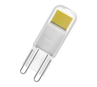 OSRAM LED PIN LED-Lampe aus klarfarbenem Glas, mit 1.8 W für 200 lm, warmweißes Licht mit 2700 K, multicolor, Retrofit-Stecksockel G9, CRI 80, EEK E, 15 mm Durchmesser.