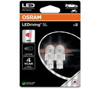 Osram Lampe LED LEDriving SL W16W Rouge Rétrofit Blister double (2 lampes) hors route