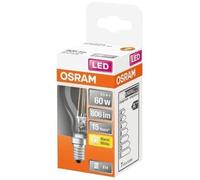 OSRAM - LED sphérique clair filament 6.5W E14 806lm 2700K chaud