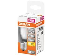 OSRAM Led sphérique verre dépoli 4w e27 chaud boite