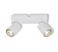 Osram LED Spot Elemental plafonnier 2x GU10, plaque, blanc, Aluminium/acier, réglable, câblage simple