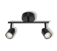 Osram LED Spot Primal Plafonnier 2x GU10, faisceau principal, noir,