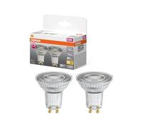 OSRAM LED Spot Superstar PAR16 Réflecteur dimmable, 2700 K blanc chaud, 2,4 W, GU10, 36°, 230 lm, transparent, pour spots, éclairage d'accentuation, 15 000 h