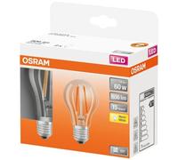 OSRAM Led standard verre clair 7w e27 chaud boite de 2