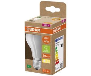 OSRAM Led standard verre dépoli classe A 4w e27 blanc chaud