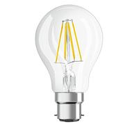 OSRAM LED Star, ampoule LED à filament clair, culot B22d, blanc froid (4000K), forme ampoule, kit de remplacement pour ampoules classiques 60W, 1-pack