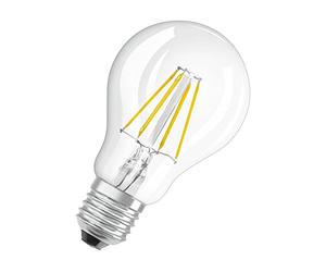Osram LED Star ampoule LED à filament clair, culot B22d, blanc lumière du jour (6500K), forme ampoule, jeu de remplacement pour ampoules classiques 40W, 1-pack