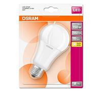 Osram LED STAR Ampoule LED, Forme Classique, Culot E27, 19W Equivalent 150W, 220-240V, dépolie, Blanc Chaud 2700K, Lot de 1 pièce