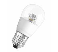 OSRAM LED STAR Ampoule LED, Forme sphérique, Culot E27, 5,7W Equivalent 40W, 220-240V, claire, Blanc Chaud 2700K, Lot de 1 pièce