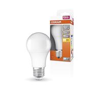OSRAM LED Star Classic A60 LED lampe pour la prise E27, forme de poire, Matt Optics, 806 lumens, blanc chaud (2700k), remplacement des ampoules 60W conventionnelles, non dimmables, pack 1er
