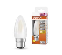 Osram LED Star Classic B60 LED lampe pour la base B22D, forme de bougie, verre Matt, 806 lumens, blanc chaud (2700k), remplacement des ampoules 60W conventionnelles, non dimmables, 1 pack