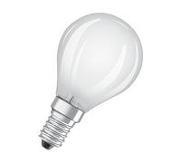 OSRAM LED Star Classic P25 LED lampe pour la prise E14, forme de goutte, verre Matt, 250 lumens, blanc chaud (2700k), remplacement des ampoules de 25 W conventionnelles, non dimmables, 2 pack