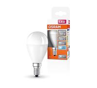 Osram LED Star Classic P60 LED LAMPE POUR E14 POLLE, FORME DE DROP, MATT Look, 806 Lumens, Cold White (4000K), remplacement des ampoules 60W conventionnelles, non dimmables, 1 pack